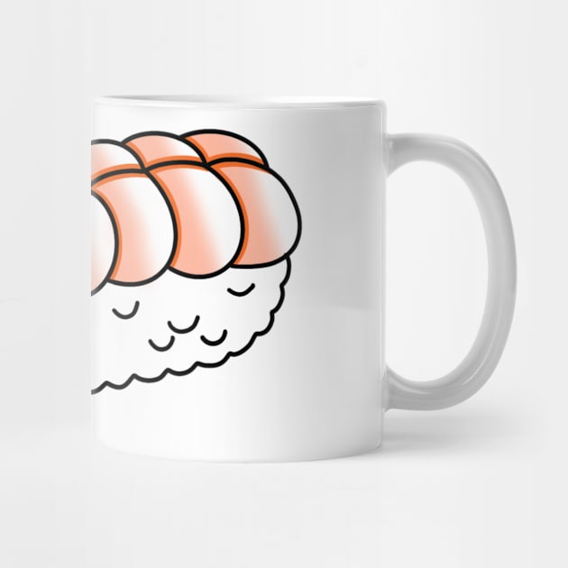 Shrimp Nigiri by drawingsbydarcy